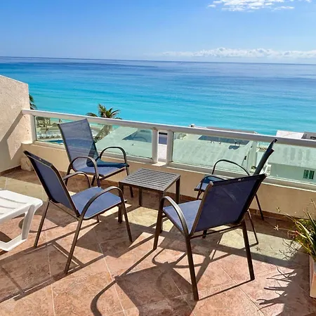 Penthouse Spectacular Ocean View Terrace Brisas Cancun Hotel Zone